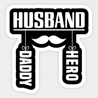 Husband Daddy Hero Sticker